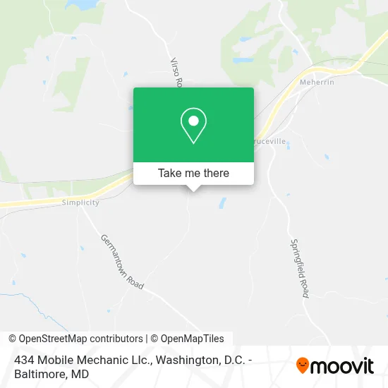 434 Mobile Mechanic Llc. map