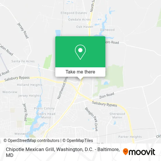 Chipotle Mexican Grill map