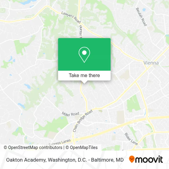 Oakton Academy map