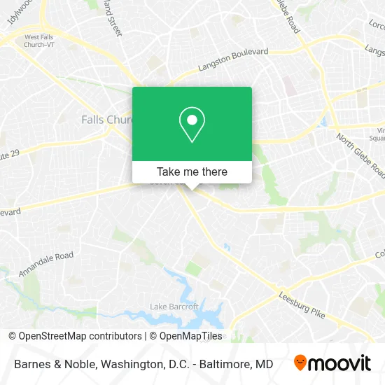 Barnes & Noble map
