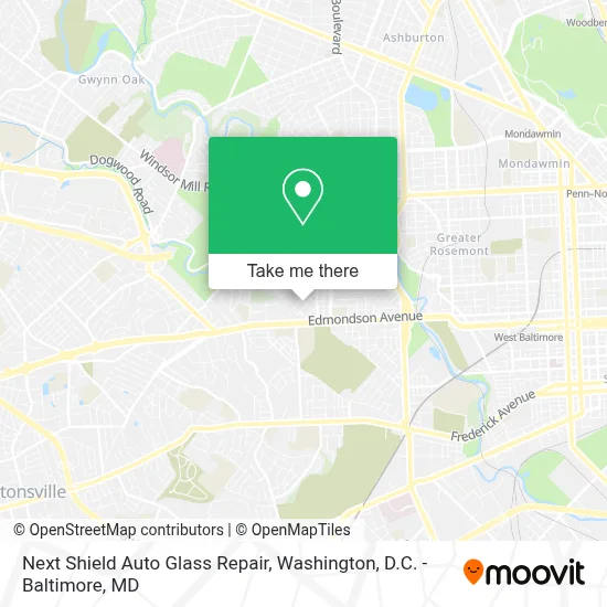 Next Shield Auto Glass Repair map