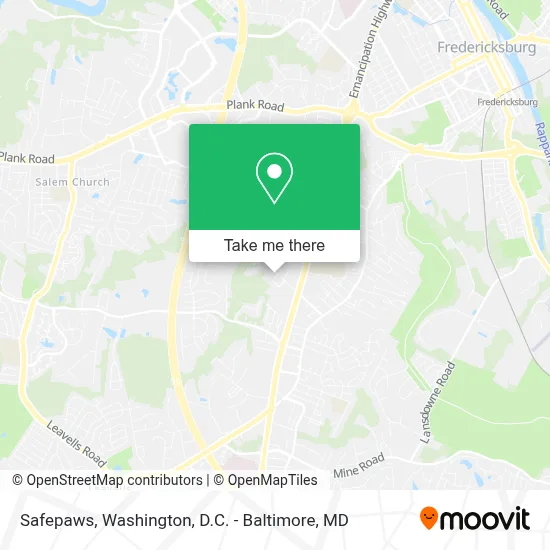 Safepaws map