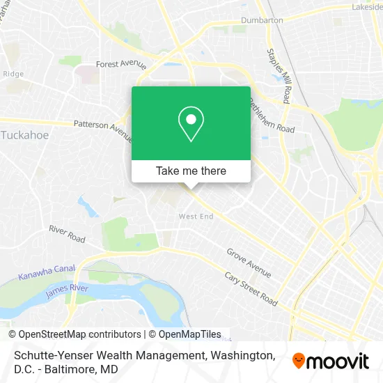 Schutte-Yenser Wealth Management map