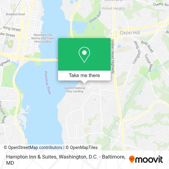 Hampton Inn & Suites map