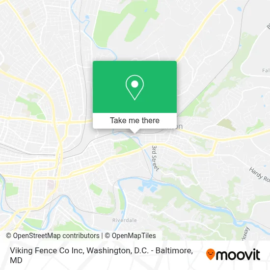 Viking Fence Co Inc map