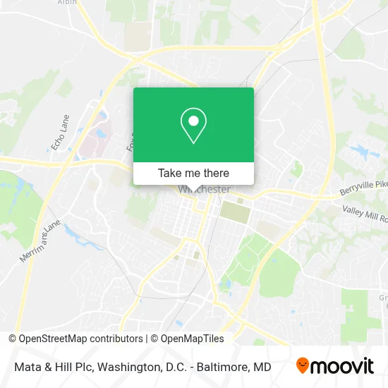 Mata & Hill Plc map