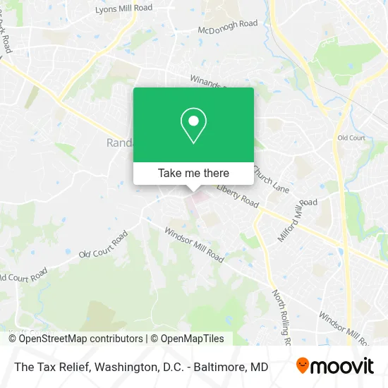 The Tax Relief map
