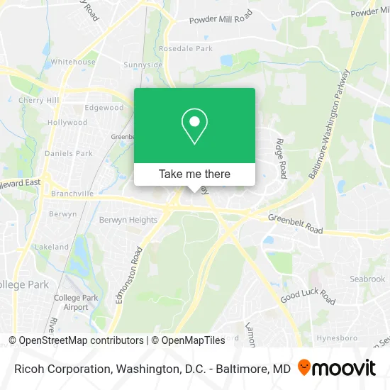Ricoh Corporation map