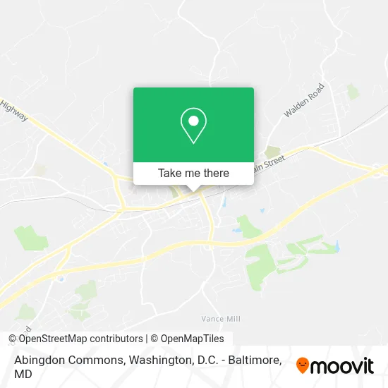Abingdon Commons map