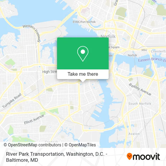 River Park Transportation map