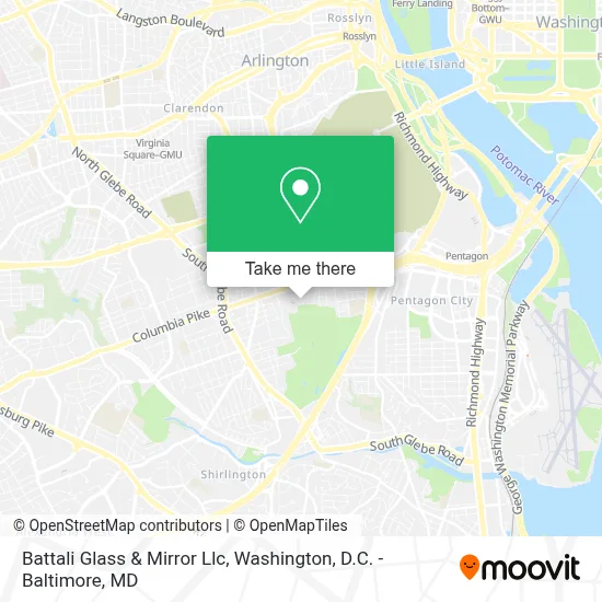 Battali Glass & Mirror Llc map