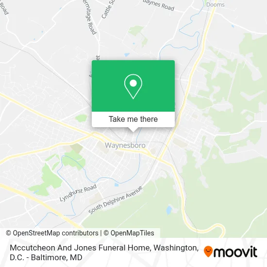 Mccutcheon And Jones Funeral Home map
