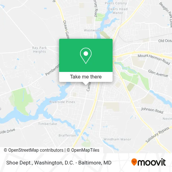 Shoe Dept. map