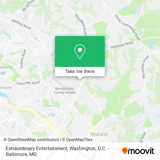 Extraordinary Entertainment map