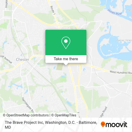 The Brave Project Inc map