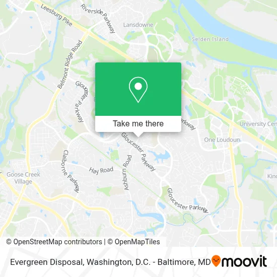 Evergreen Disposal map