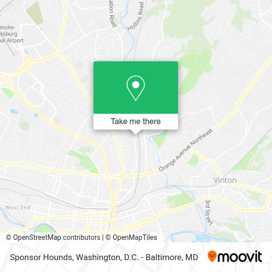 Sponsor Hounds map