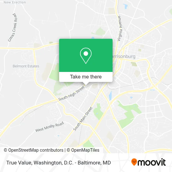 True Value map