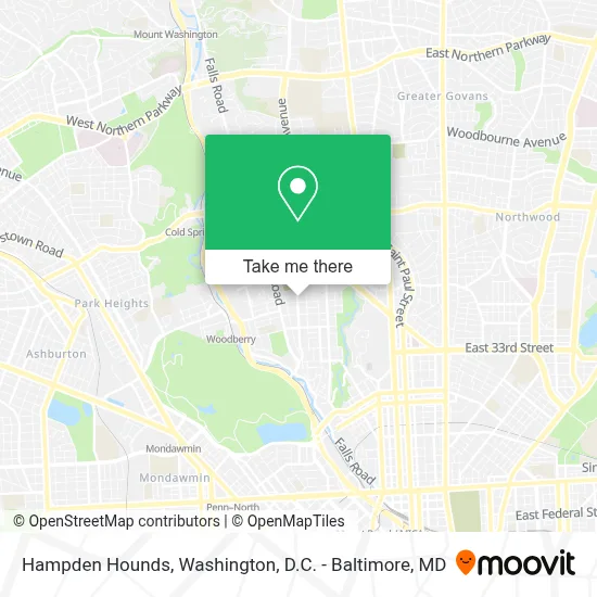 Hampden Hounds map