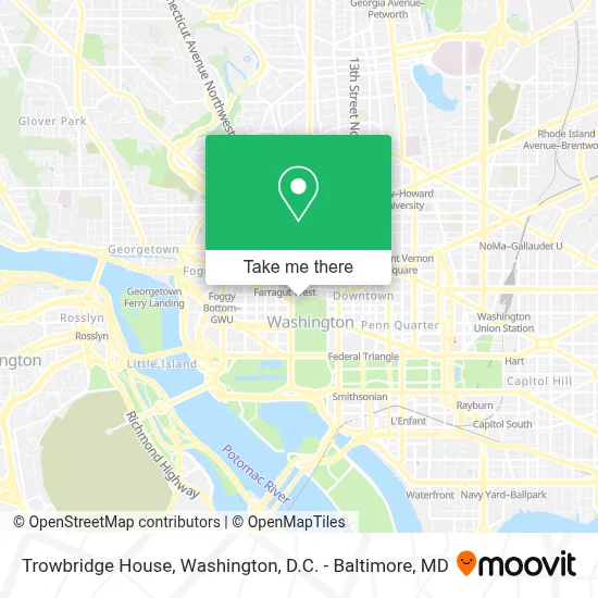 Trowbridge House map