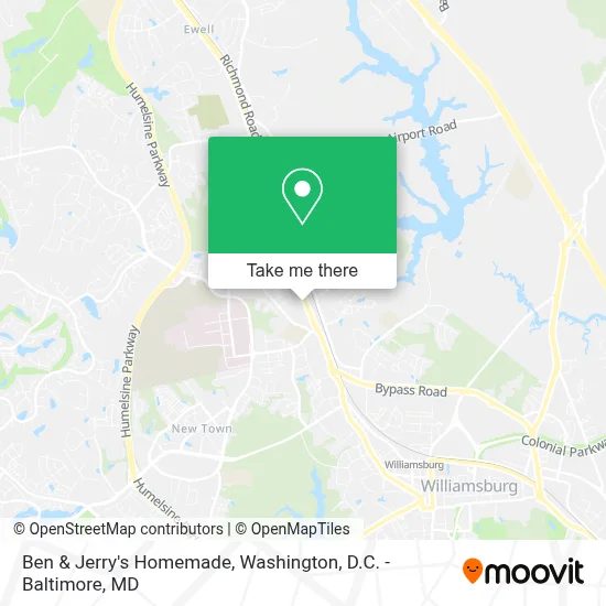 Ben & Jerry's Homemade map
