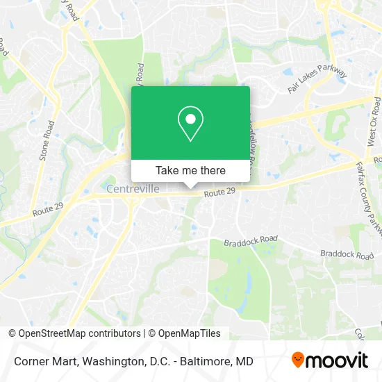 Corner Mart map