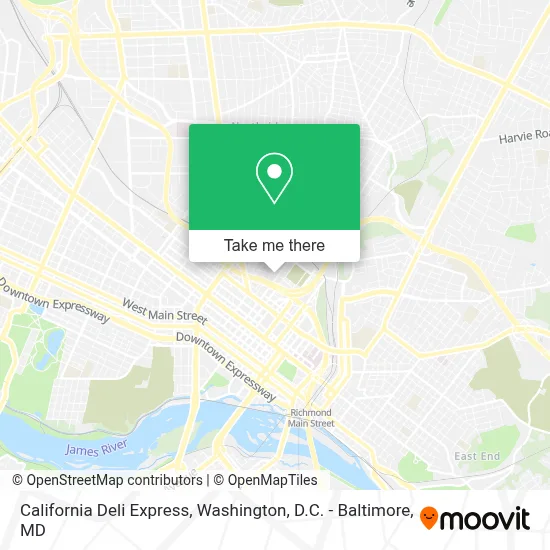 California Deli Express map