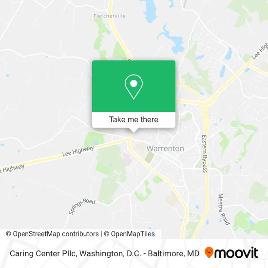 Caring Center Pllc map