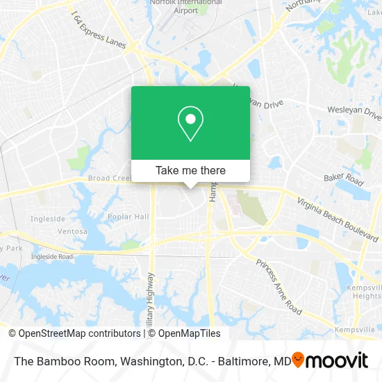 The Bamboo Room map