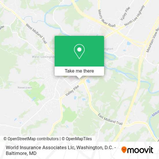 World Insurance Associates Llc map