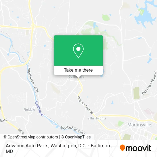 Advance Auto Parts map