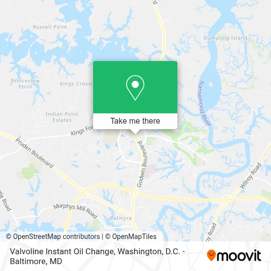 Valvoline Instant Oil Change map
