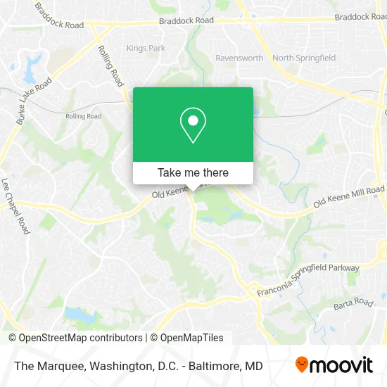 The Marquee map