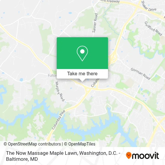 The Now Massage Maple Lawn map