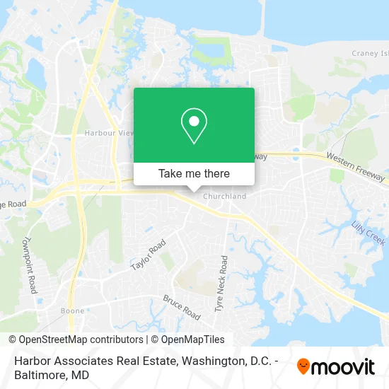 Harbor Associates Real Estate map