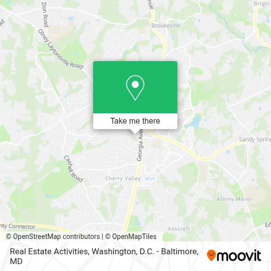 Real Estate Activities map