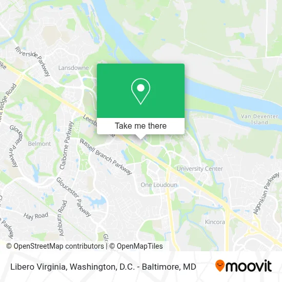 Libero Virginia map