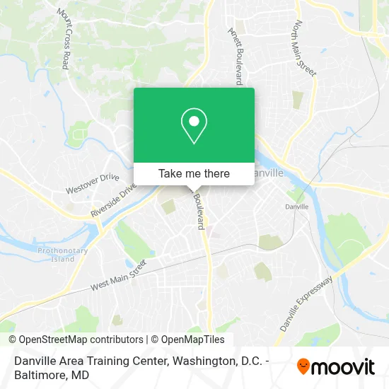 Danville Area Training Center map