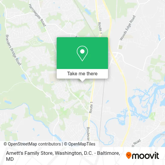 Arnett's Family Store map