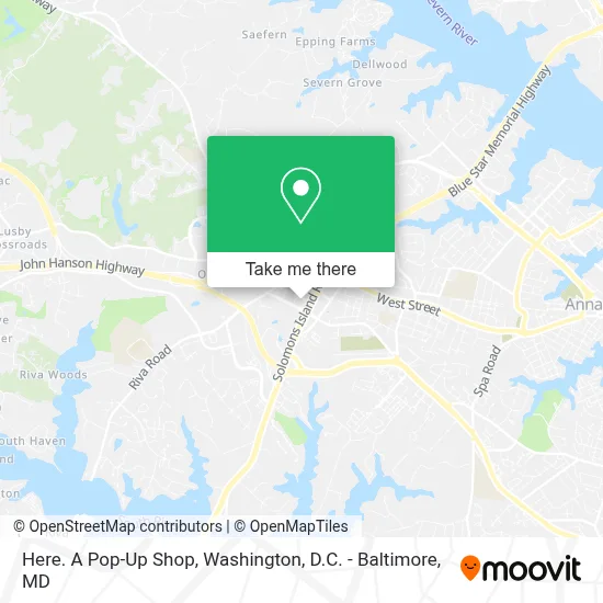 Here. A Pop-Up Shop map