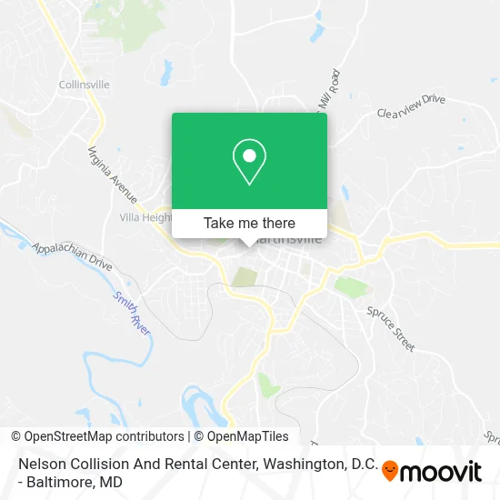 Nelson Collision And Rental Center map