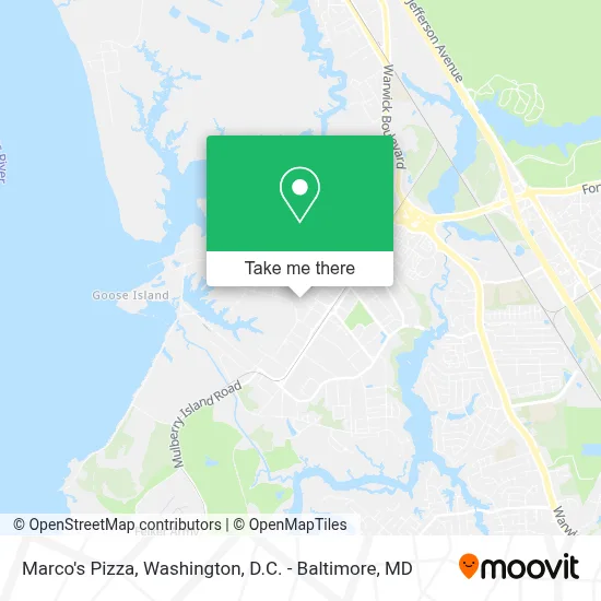 Marco's Pizza map