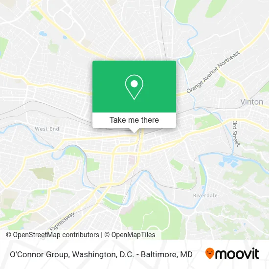 O'Connor Group map