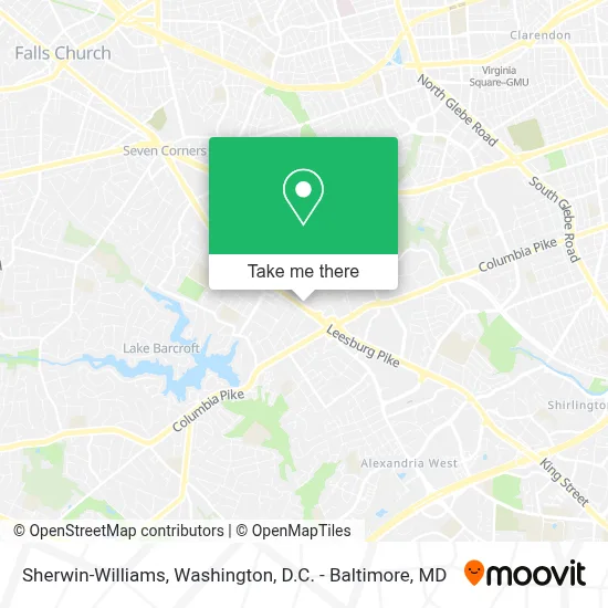 Sherwin-Williams map