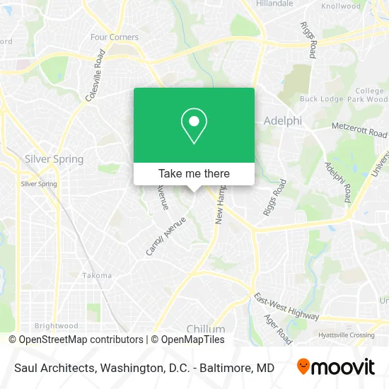 Saul Architects map