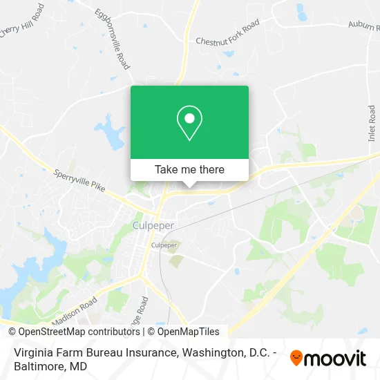 Virginia Farm Bureau Insurance map