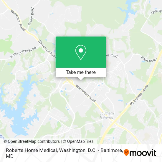 Roberts Home Medical map