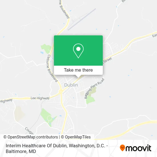 Interim Healthcare Of Dublin map