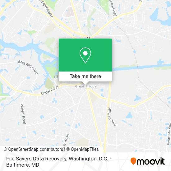 File Savers Data Recovery map