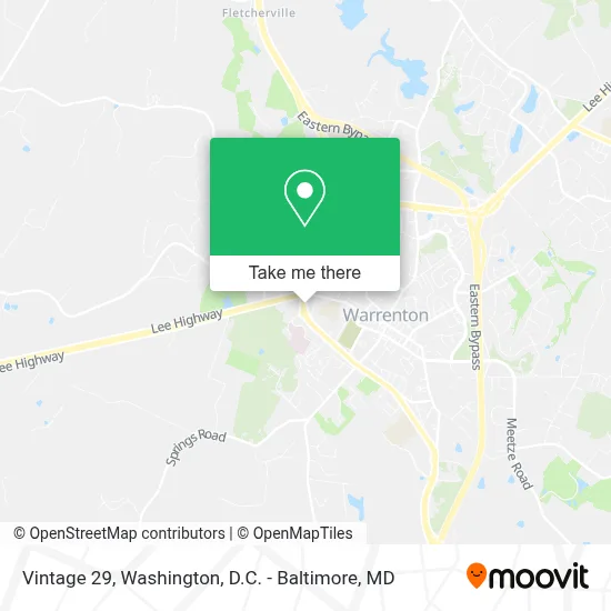 Vintage 29 map